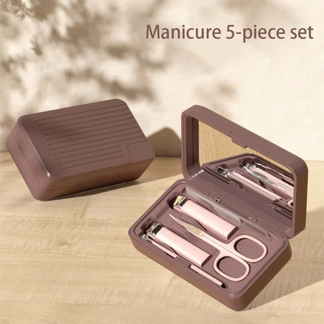 Nail Clipper Set Gift Printing Household Travel Nail Clippers Nail Clippers Diagonal Mouth Anti Splash Pedicure Tools