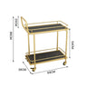 Hotel Sideboards Trolley Rolling Utility Gold Serving Food Trailer Trolley Bar Tables Outdoor Cabeceros Restaurant Furiture