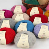 50g 100% Merino Wool Yarn Thin Yarn Soft Anti-pilling Eco-friendly High Quality for Hand Knitting Wool Crochet Knitting