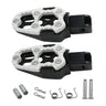 1 Pair CNC Motorcycle Rearset Footrests Aluminum Alloy Universal Rear Foot Rest Pegs Pedal Modified Motorcycles Accessories