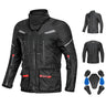 New Motorcycle Jacket Pant Suit Waterproof Cold-proof Motorbike Jacket Moto Motocross Riding Clothing CE Protective Gear