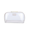 Custom Genuine Leather Travel Cosmetic Bag Set Waterproof Makeup Brush Storage Bag Portable Transparent PVC TPU Cosmetic Bag