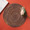 6/8 pcs Table placemats for table mat Ramie Insulation Pad Placemats Linen Non Slip Table Mats Home Decoration Pad Coaster