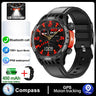 2024 New Smart Watch Men Outdoor Military Sports Fitness IP68 Waterproof Watch Bluetooth Call Heart Rate Detection Smart Watch