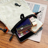 Unisex Small Square Messenger Bag Mini Waterproof Travel Bag Casual Shoulder Bag Men Women Handkerchief Bag Crossbody Bag