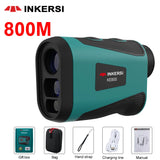 Inkersi Range Finder for Hunting Golf Rangefinder Laser Distance Meter TelescopeTelemeter 400M 1000M 1500M with Flag Pole Lock