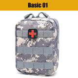 Tactical Molle First Aid Kit Survival Bag Emergency Pouch Military Outdoor Travel Waist Pack EDC Hunting Camping Lifesaving Case