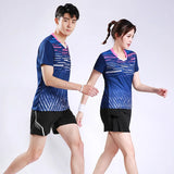 New Badminton Shirts Men Women Table Tennis Shirts Outdoor Running T-Shirts Fitness Gym Tennis Shirts Unisex