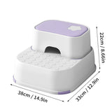 Kid Step Stool With Non-Slip Pads Living Room Furniture Kid Non-Slip Ottoman Potty Training Stool Children Safety Training Stool