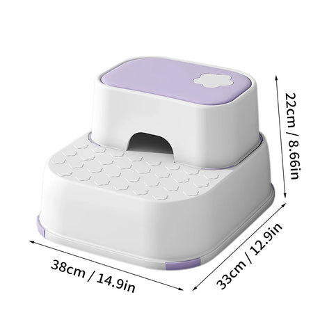 Kid Step Stool With Non-Slip Pads Living Room Furniture Kid Non-Slip Ottoman Potty Training Stool Children Safety Training Stool