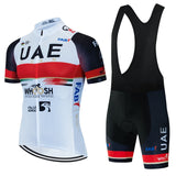 UAE Cycling Mtb Tricuta Man Uniform Men's Clothing Pants Jersey Costume Bike Clothes Shorts 2024 Laser Cut Mens Complete Bib Gel