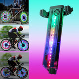New Bicycle Spoke Lights Induction LED Colorful Bike Light Safety Warning Light Road Bike Motorcycle Car Cycling Accessories