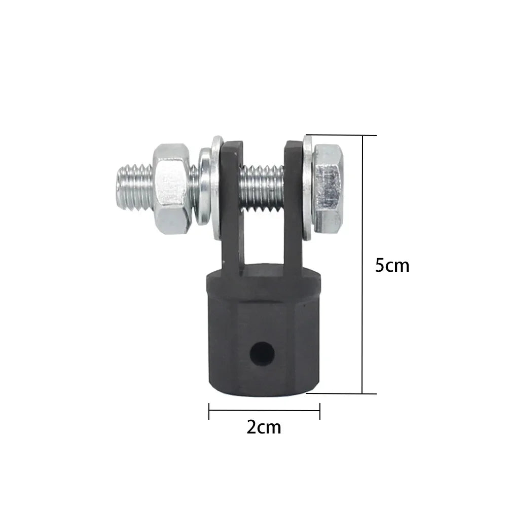 1/2 Inch Drive Scissor Jack Adaptor with Impact Wrench and Steel Ball Joint for Lifting Equipment and Car Jacks