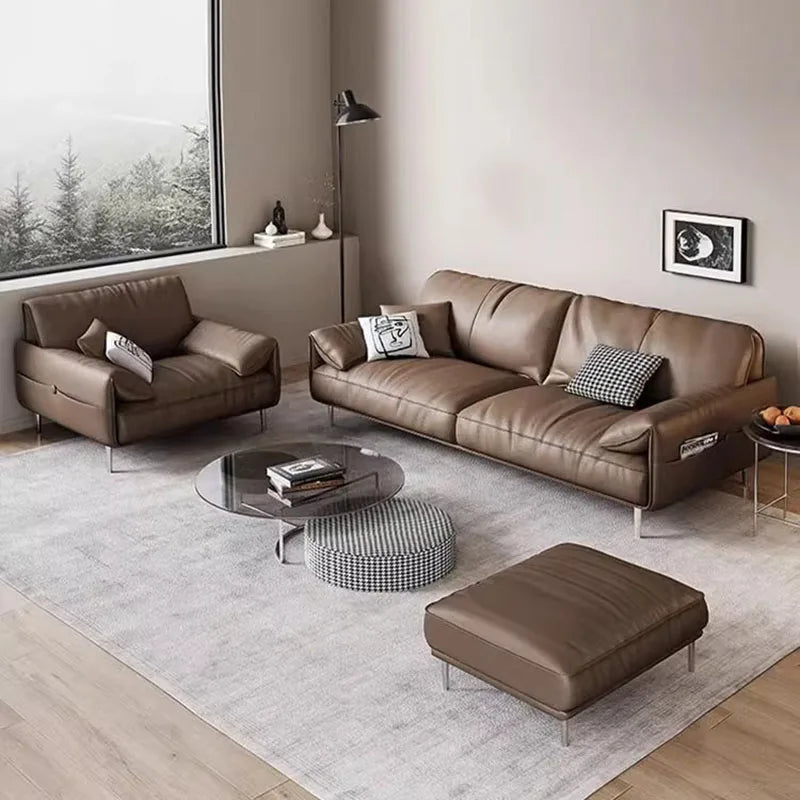 Minimalist Office Sofa Italian Leatherette Booth Seating Business Couches American Cinema Sofa Moderno Lujo Theater Furniture