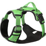 Dog Harness, No Pull Pet Vest Harness with 2 Leash Clip, Reflective Adjustable Soft Padded Sturdy Handle Easy Control for Dogs