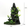 Fish Tank Plant Rockery Multi-style Aquarium Decoration,Resin Artificial Building Cave Aquarium Landscaping Ornament Decor