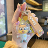 SpongeBob SquarePants Anime Figures Keychain Sandy Patrick Star Squidward Tentacles Bag Keyring Charm Kids Toys Birthday Gifts