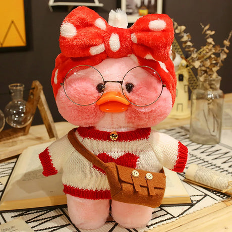 Cartoon Cute Duck Plush Toy Soft Stuffed Dolls Pillow Decor Mimi Duck Ornament Animals Toys Birthday Gift For Kids Girls