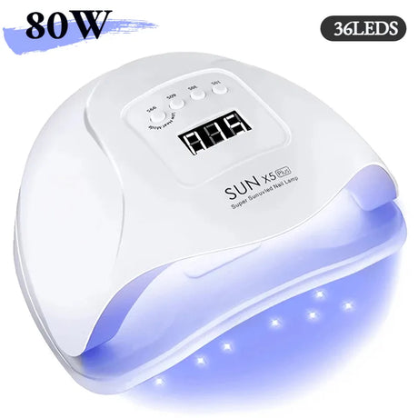 168W 42LEDs Nail Drying Lamp For Manicure Professional Led UV Drying Lamp With Auto Sensor Smart Nail Salon Equipment Tools