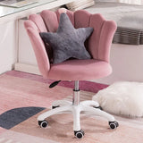 Nordic Computer Pink Chair Girl Dressing Stool Living Room Wheeled Armchairs Rotatable Liftable Sofa Armrest Seat Vanity Chair