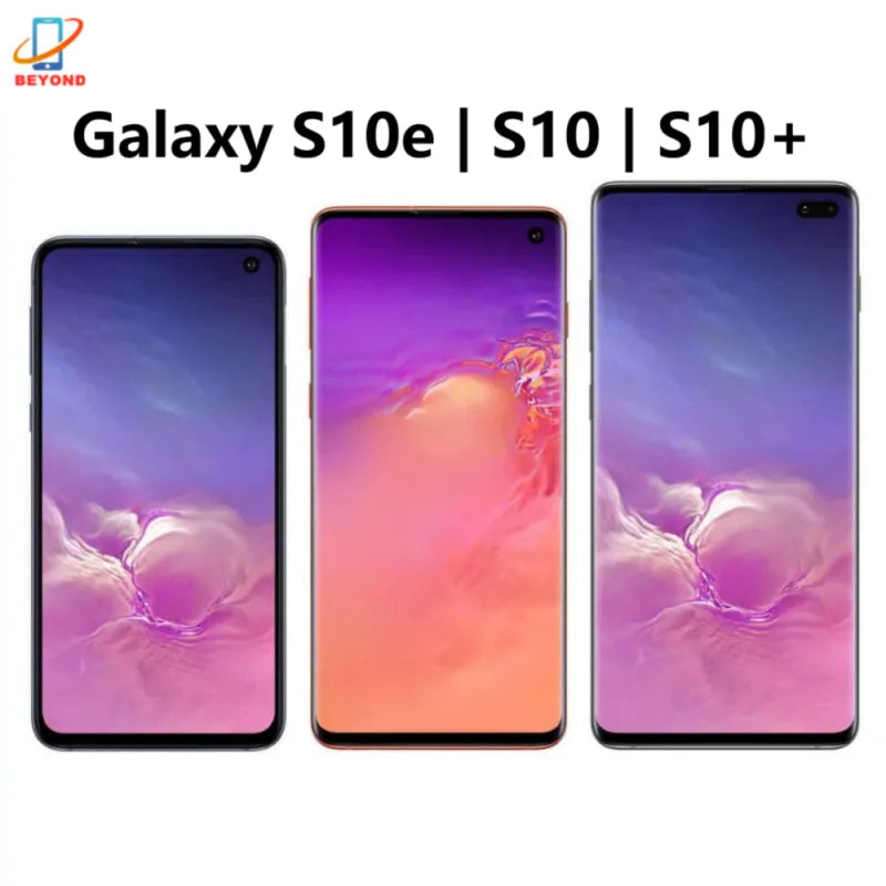 Samsung Galaxy S10 S10+ S10e G973U1 G975U1 G970U1 RAM 6/8/12GB ROM 128/256/512GB/1TB Snapdragon NFC 4G LTE Unlocked Cell Phone