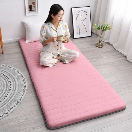 Student Mattress Single Dormitory Soft Mattress Household Sponge Mattress Folding Floor Sleeping Mattress Tatami Rental Bedding