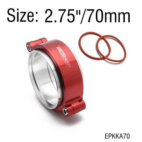 EPMAN HD Clamp System Assembly Exhaust V-band Clamp Anodized For 2.0",2.5",2.75",3.0" OD Turbo / Intercooler Pipe EPKKA