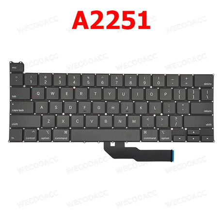 New English US Replacement Keyboard For Macbook Air Pro A2141 A2159 A2179 A2337 A2251 A2289 A2338 A2442 A2485