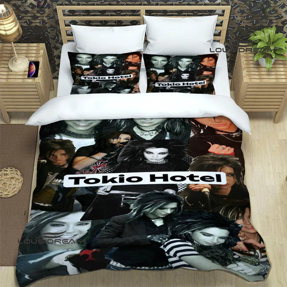 Tokio Hotel band printed Bedding Sets exquisite bed supplies set duvet cover bed comforter set bedding set luxury birthday gift