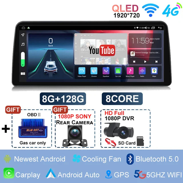 12.3 inch Android 13 All In One Car Intelligent System For KIA Borrego Mohave 2008-2012 Auto Video Player 8G 256G Carplay