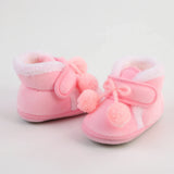 Newborn Booties Baby Socks Shoes Girl Winter Warm Cute Toddler Prewalkers Soft Anti-slip Infant Newborn Crib Crawl Shoes