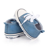 Baby Canvas Classic Sports Sneakers Newborn Baby Boys Girls Print Star First Walkers Shoes Infant Toddler Anti-slip Baby Shoes