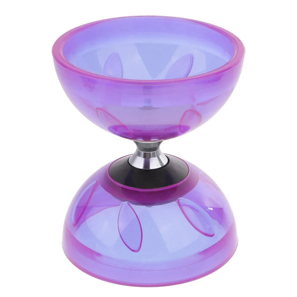 3 Triple Bearing Juggling Diabolo Toy with String Metal Sticks  Yoyo Professional Educational Toy 13/10.5cm Diameter