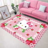 Keeppley Kitty Animation Derivatives Crystal Velvet Mat Home Floor Decoration Living Room Anti-Skid Carpets