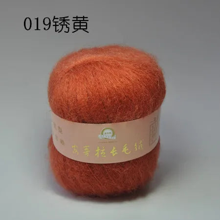 6 Balls Angora Mohair Wool Yarn for Knitting Soft Plush Cashmere Hand Crochet Lanas DIY Scarf Sweater Thread Freeshipping Sales