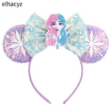 10Pcs/Lot New Colors Mouse Ears Headband Women Festival Party Cosplay Hairband Girls Gift Kids DIY Hair Accessories Wholesale