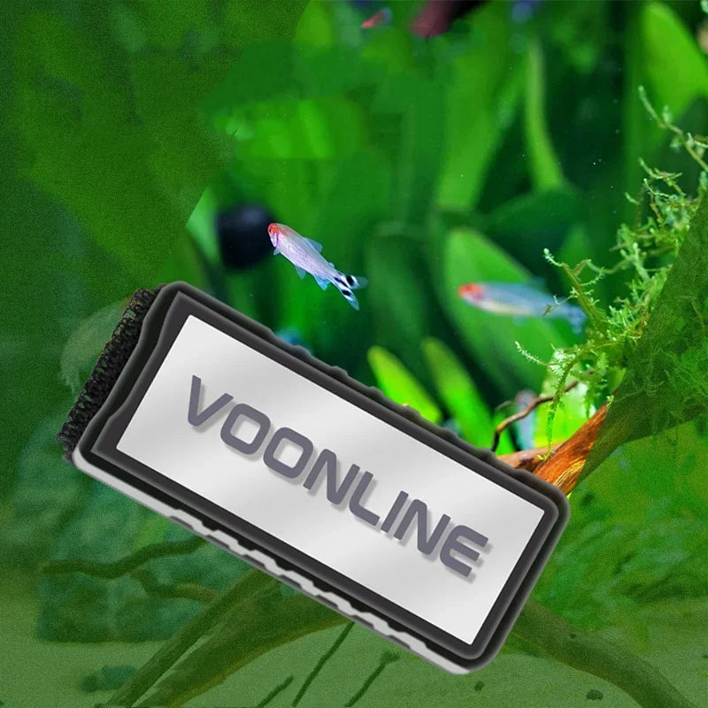 VOONLINE Fish Tank Brush Magnetic Brush Glass  Tank  Cleaning Tool Double-sided Wiper Aquarium Equipment Accessories