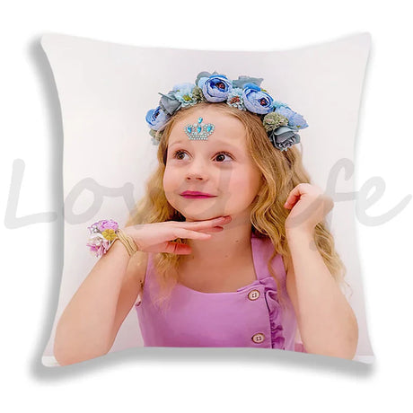 Cute Like Nastya Pillow Case Girls Pillowcase Sofa Bedroom Cushion Covers Home Decoration Kids Lovely Gifts 45*45cm Pillow Cover