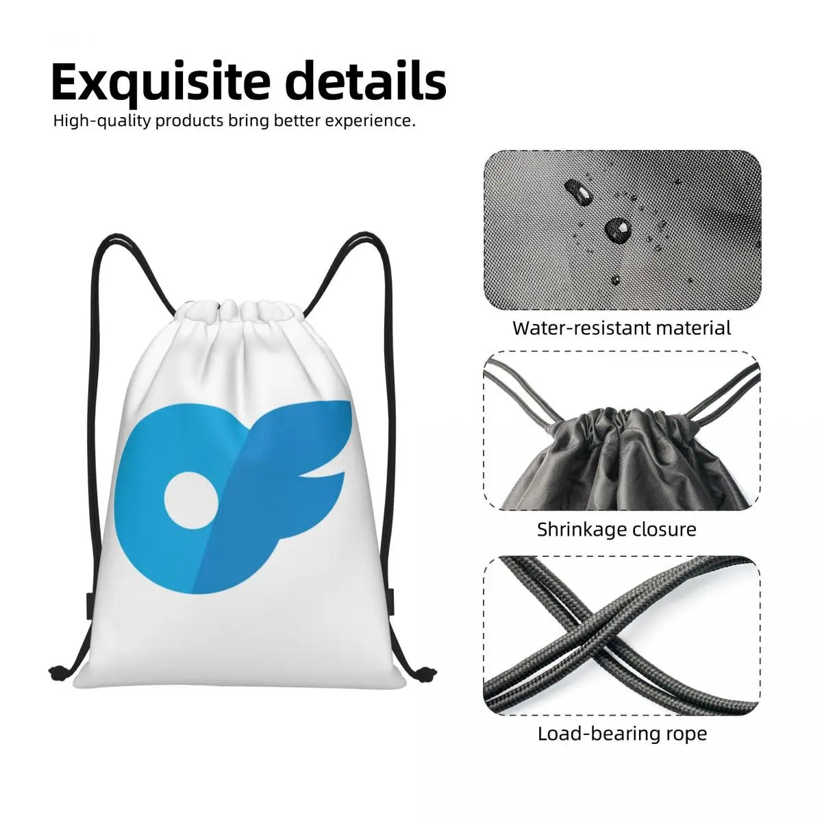 Onlyfans Logo Drawstring Backpack Gym Sports Sackpack Only Fans String Bag for Travel