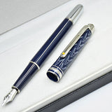 Special Edition Little Prince Rollerball Pen MB Blue 163 Ballpoint Pen Fountain Pens Writing Office Supplies With Serial Numbe