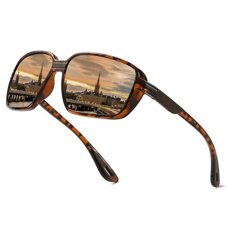 2023 New Square Outdoor Sports Cycling Men's Polarized Sunglasses Driver Driving Fishing Sunglasses for Men Gafas De Sol Vintage