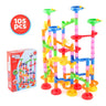 29-197pcs Set DIY Construction Marble Run Race Track Building Blocks Kids 3D Maze Ball Roll Toys Children Christmas Gift