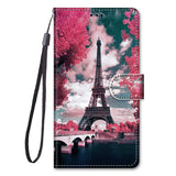 Leather Magnetic Case For Samsung Galaxy A25 A24 A14 4G A34 A54 5G SM-A256B A245F Phone Cover Flip Wallet Painted Funda Etui