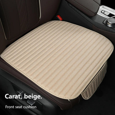 Car Seat Cover Flax Seat Protect Cushion Automobile Backrest Cushion Pad Covers Mat Four Seasons Car Supplies Set