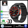 2024 New Smart Watch Men Outdoor Military Sports Fitness IP68 Waterproof Watch Bluetooth Call Heart Rate Detection Smart Watch