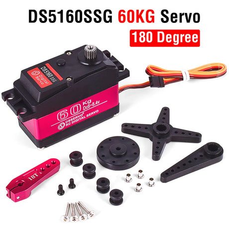 Servo RC 1/5 Servo Waterproof High Torque Servo 60Kg 80Kg 150Kg 8.4V Metal Gear Digital Servo For Redcat HPI Baja 5B SS