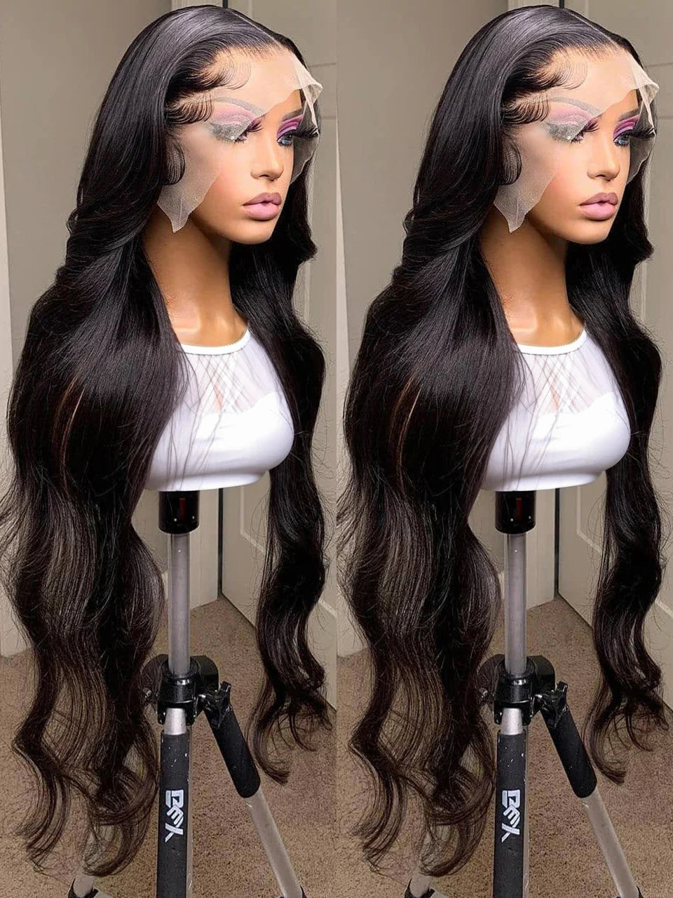 40 42 46Inch Body Wave 360 HD Lace Frontal Wig Human Hair Glueless Brazilian Wavy 13x4 13x6 Lace Front Human Hair Wigs For Women