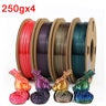 New Silk Rainbow PLA 1.75mm 3D Printing Material Duotone Gradient Gold Bronze Purple Black 3D Printer Filament 1kg 500g 250g