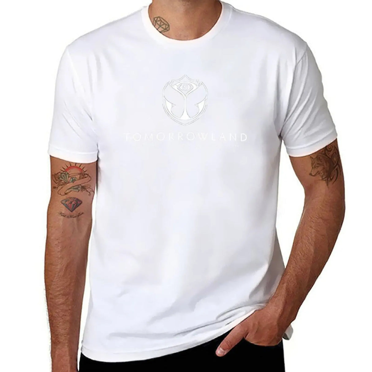 New tomorrowland festival T-Shirt plain t-shirt tops men clothings