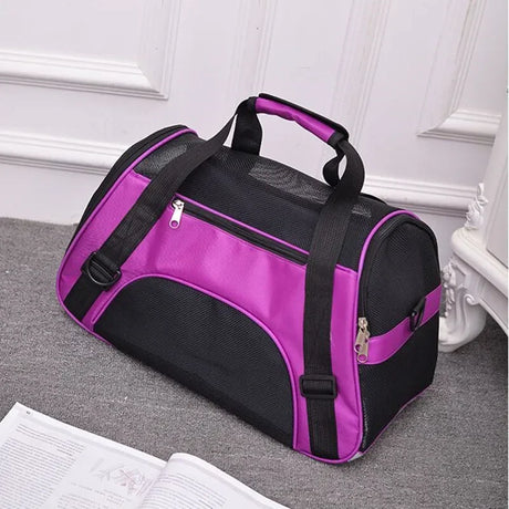 Soft-sided Carriers Portable Pet Bag Pink Dog Carrier Bags Blue Cat Carrier Outgoing Travel Breathable Pets Handbag